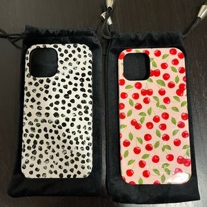 COMBO: 2 Burga IPhone 12 cases. Almond Latte and afternoon treat.